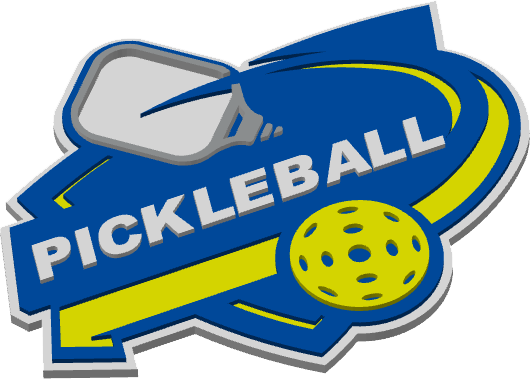 Pickleball Keychain Blue