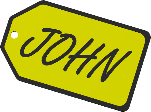 Right Price Bag Tag Front