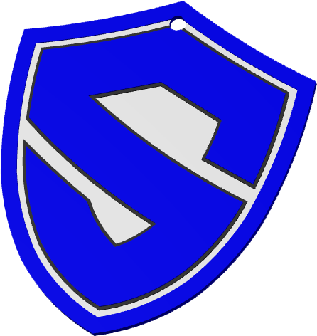 Southington Lax Bag Tag Front